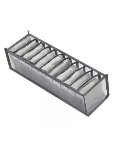Clothes Storage Bags Foldable Organizer Wardrobe Cube Closet Boxes Compartment for Shirts 12 Grids