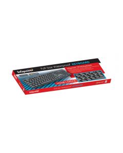 Waterproof Infapower Wired Keyboard Full Size Computer Keyboard