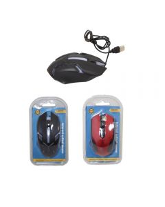 Computer Wired Mouse Available In Red and Black 14cm Internet Optical Mouse - Random Colour