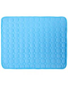 Self Cooling Pet Dog Cat Mat Heat Relief Non-Toxic Summer Pad 150x100cm XXL Blue