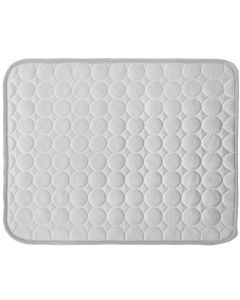Self Cooling Pet Dog Cat Mat Heat Relief Non-Toxic Summer Pad 150x100cm XXL Grey