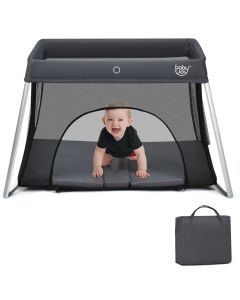 Lightweight Folding Playpen with Zipper Access Door
