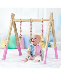 Foldable Wooden Baby Gym
