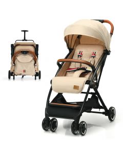 Travel Foldable Baby Stroller with Adjustable Backrest and Footrest