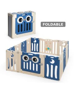 Foldable 14 Panel Baby Playpen / Activity Centre with Anti-Slip Feet