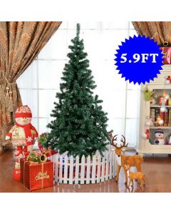 5.9ft (1.8m) Artificial Christmas Tree with Metal Stand