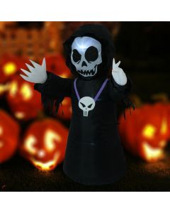 1.2m (4ft) Inflatable Ghost Halloween Decoration Light Up Outdoor/Indoor