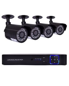 4 Channel 1080P DVR CCTV Camera with Night Vision