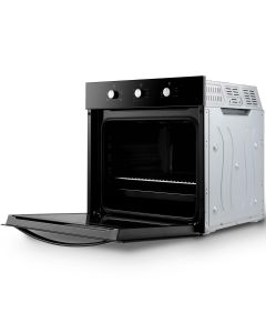 Basic Built-in Single Electric Fan Oven Tempered Glass 71L