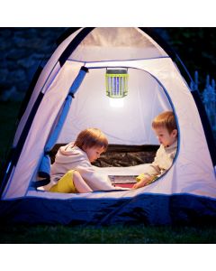 3-in-1 Camping Lantern with Mosquito Zapper Flashlight
