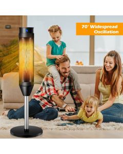Electric Tower Fan / Heater with Digital Timer & Remote