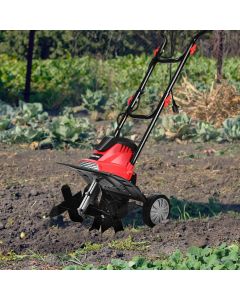1200W Electric Garden Tiller/Cultivator with 4 Blade Till
