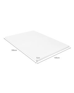 Memory Foam Mattress Topper with Washable Cover and Pressure Relief Topper