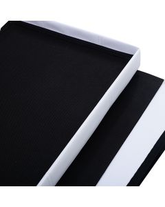 Large Folding Faux Leather Ottoman