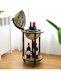 Wooden Globe Drink Cabinet with Italian Styling