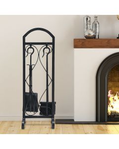 5 pcs Fire Companion Fireside Cast Iron Fireside Tools Set