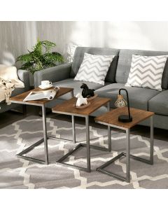 3 C-Shaped Nesting Tables