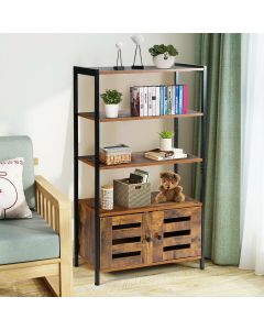 4-Tier Floor-standing Bookshelf  Home Display Stand Shelf