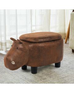 Upholstered Animal Shaped Ottoman Foot Stool