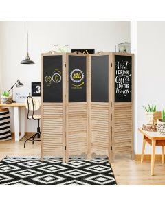 4 Panel Folding Screen with Chalkboards