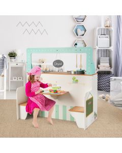 Kid's Pretend Kitchen & Diner Playset