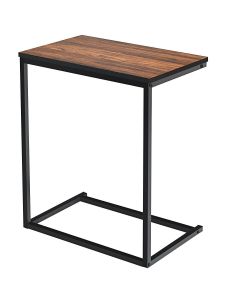 Wooden Industrial Side End Table Sofa Coffee Laptop Table