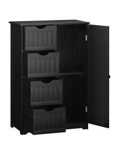 Freestanding Cabinet Storage Cupboard with Adjustable Shelf
