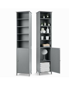 7-Tier Bathroom Freestanding Corner Organiser Cabinet
