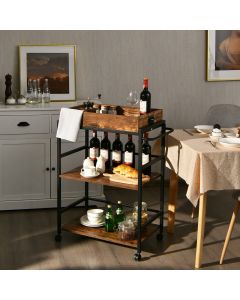 3-Tier Versatile Serving Trolley