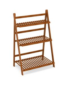 3 Tier Folding Ladder Shelf Plant Stand