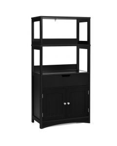 Bathroom Freestanding Wooden Floor Storage Cabinet