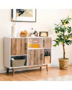 Modern Standing Sideboard Buffet TV Stand with Storage
