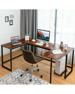 Industrial Corner Computer Desk Workstation