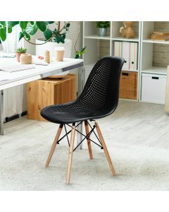2Pcs DSW Dining Chair Shell PP Lounge Set