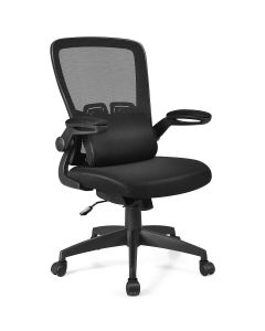Lightweight Mesh Office Chair with Lumbar Support and Adjustable Backrest