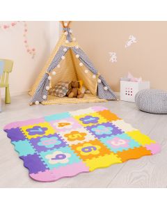 75Pcs Baby Soft EVA Foam Children Play Mat with Numeral Puzzle Jigsaw