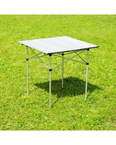 Roll Up Portable Folding Camping Aluminum Picnic Table