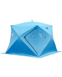 Portable Waterproof 4-person Ice Shelter Fishing Tent w/ Bag Outdoor
