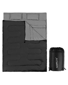 Double Sleeping Bag Extra Large Waterproof with Carrying Bag