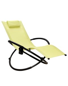 Folding Sun Lounger Rocking Chair Zero Gravity