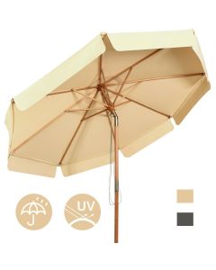 3m Garden Parasol Umbrella Garden Outdoor Sun Shade