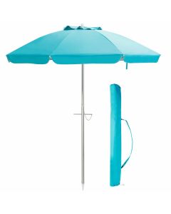 Patio Tilting Tilt Umbrella Parasol Sun Shade UPF 50+ Protection 2M