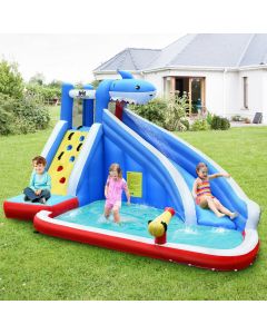 Children's Inflatable Slide with Splash Pool