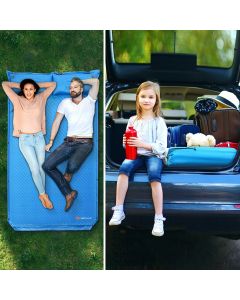 Double Sized Self Inflating Pillow / Camping Mattress with Bag