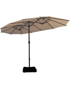 4.6M Patio Double-Sided Umbrella Parasol Sunshade