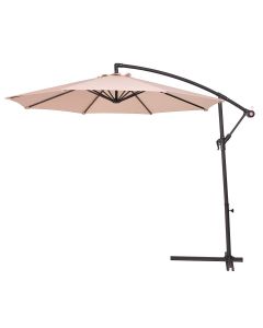 2.7M Outdoor Parasol Garden Cantilever Umbrella Tilt Adjustment