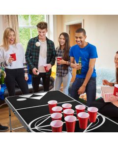 8ft Folding Beer-Pong Party Table