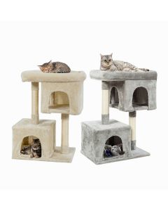 82cm Cat Tree Scratching Bed  Kitten Pet Play Tower Condo