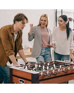 54'' Football Table Free Standing Football Soccer Set Indoor Game