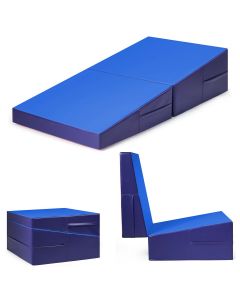 Wedge Shape Gymnastics Incline Mat Folding
